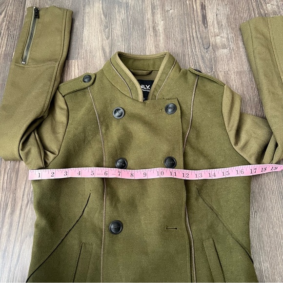 Only Love Urbanized Green Military Utility Style Jacket - Picture 13 of 16